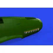 Bf 109F/G exhaust stacks PRINT 1/72 EDUARD, 1/72 - Eduard Accessori...