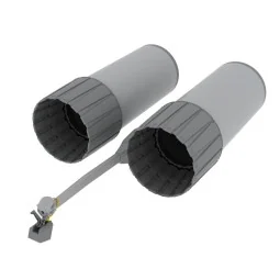F-4 exhaust nozzles late for Hasegawa, 1/48 - Eduard Accessories 64... 2