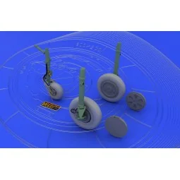 MiG-21 wheels for Eduard, 1/48 - Eduard Accessories 648026 2