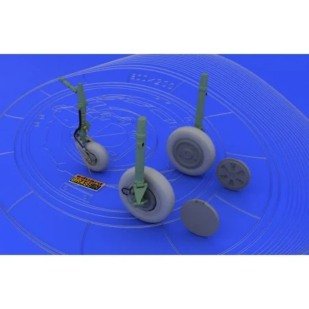 MiG-21 wheels for Eduard, 1/48 - Eduard Accessories 648026