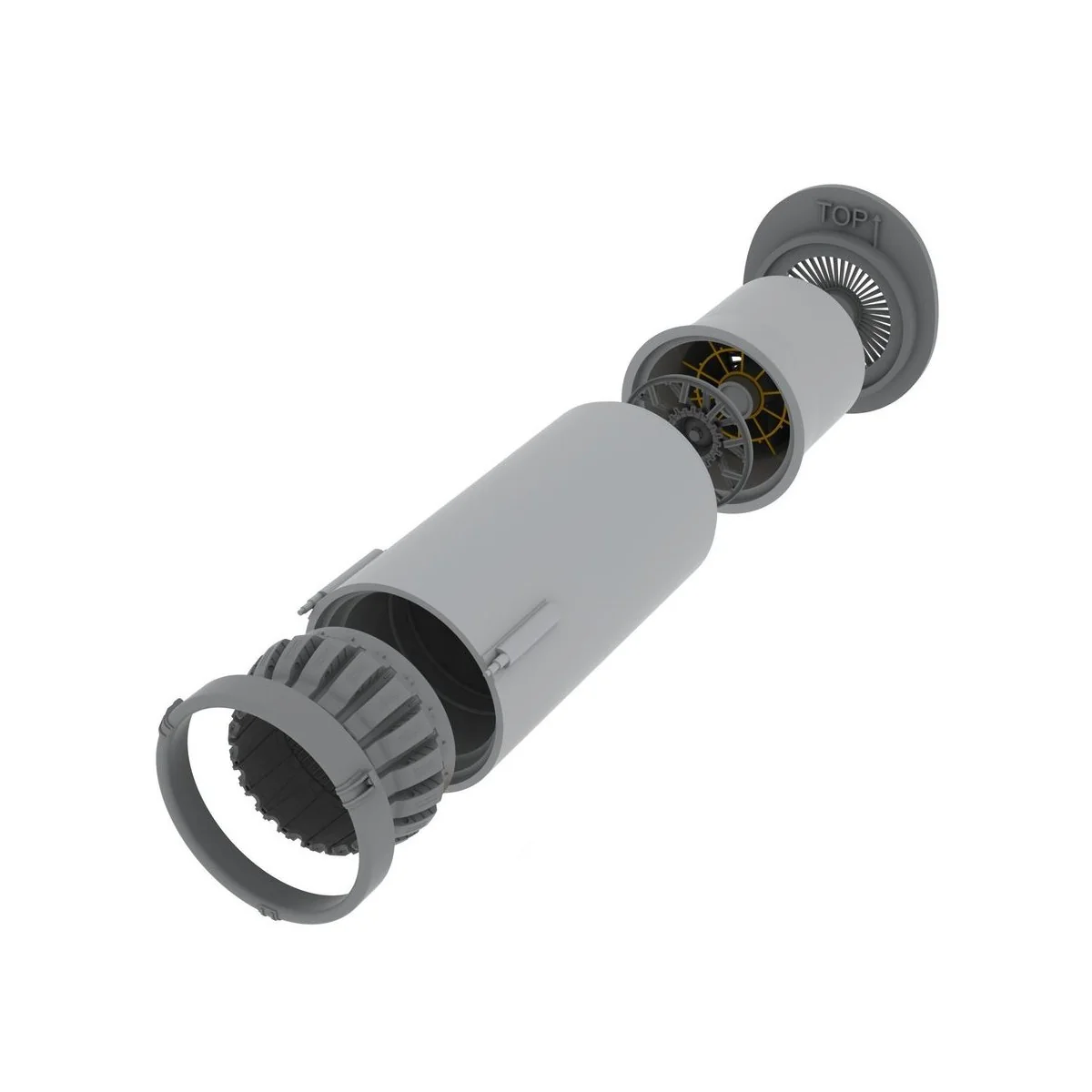 MiG-21MF/SMT exhaust nozzle for Eduard, 1/48 - Eduard Accessories 6...