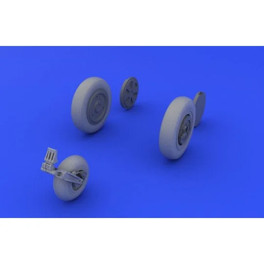 MiG-21 wheels for Eduard, 1/48 - Eduard Accessories 648026