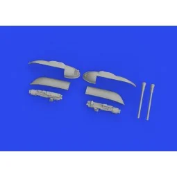 Bf 109F/G/K gun pods PRINT 1/72 EDUARD, 1/72 - Eduard Accessories 6...