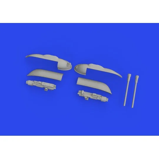 Bf 109F/G/K gun pods PRINT 1/72 EDUARD - Eduard Accessories 672326