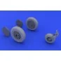 MiG-21 wheels for Eduard, 1/48 - Eduard Accessories 648026