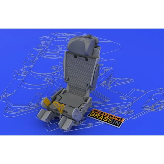 MiG-21 seat late for Eduard, 1/48 - Eduard Accessories 648030