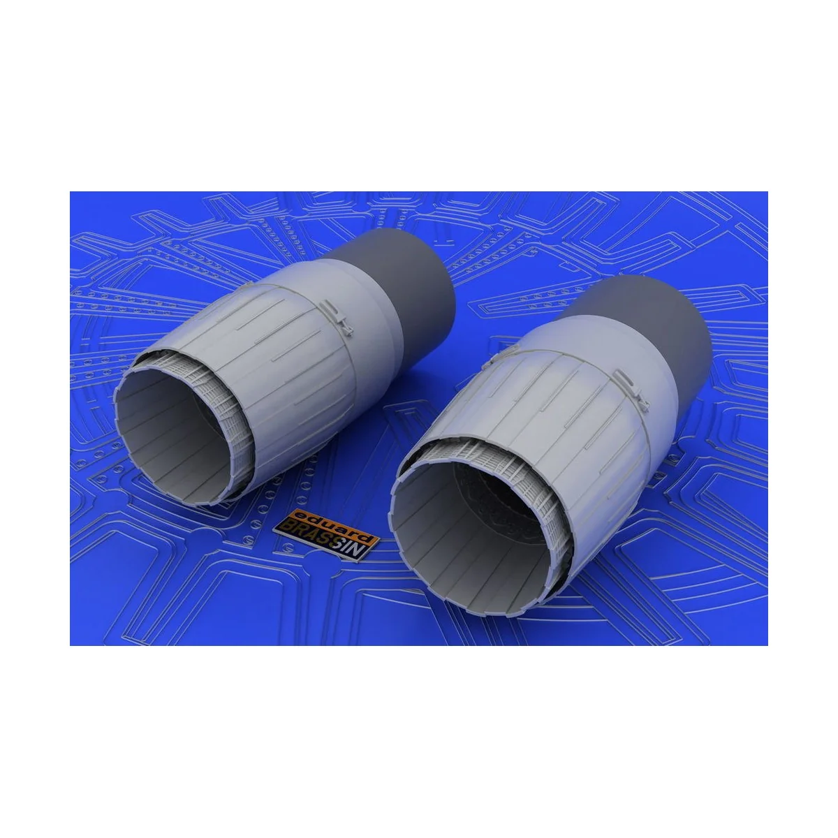 MiG-29 exhaust nozzles for Academy/EDU, 1/48 - Eduard Accessories 6...