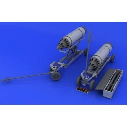 Rocket launcher B-8M1 and loading cart, 1/48 - Eduard Accessories 6...