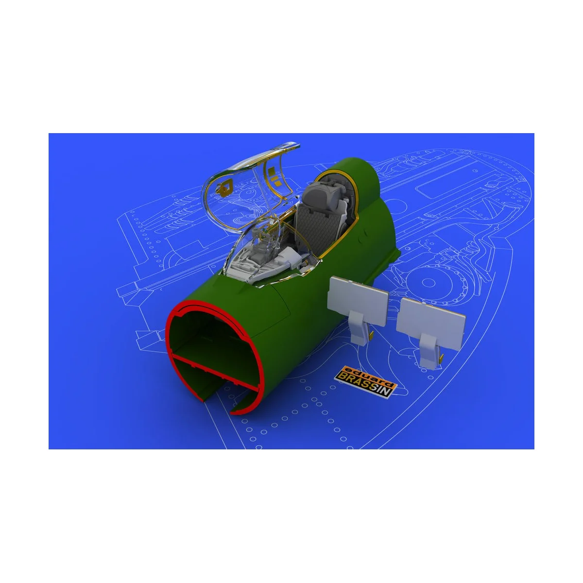 MiG-21 BIS interior for Eduard, 1/48 - Eduard Accessories 648050