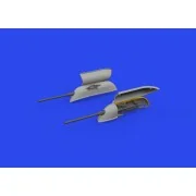 Bf 109F/G/K gun pods PRINT 1/72 EDUARD - Eduard Accessories 672326
