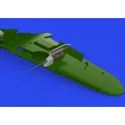 Bf 109F/G/K gun pods PRINT 1/72 EDUARD, 1/72 - Eduard Accessories 6...
