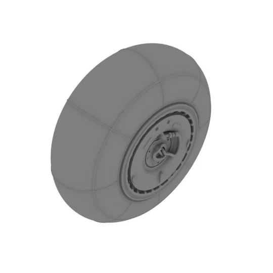 Bf 110 C/D main undercarriage wheels, 1/48 - Eduard Accessories 648052