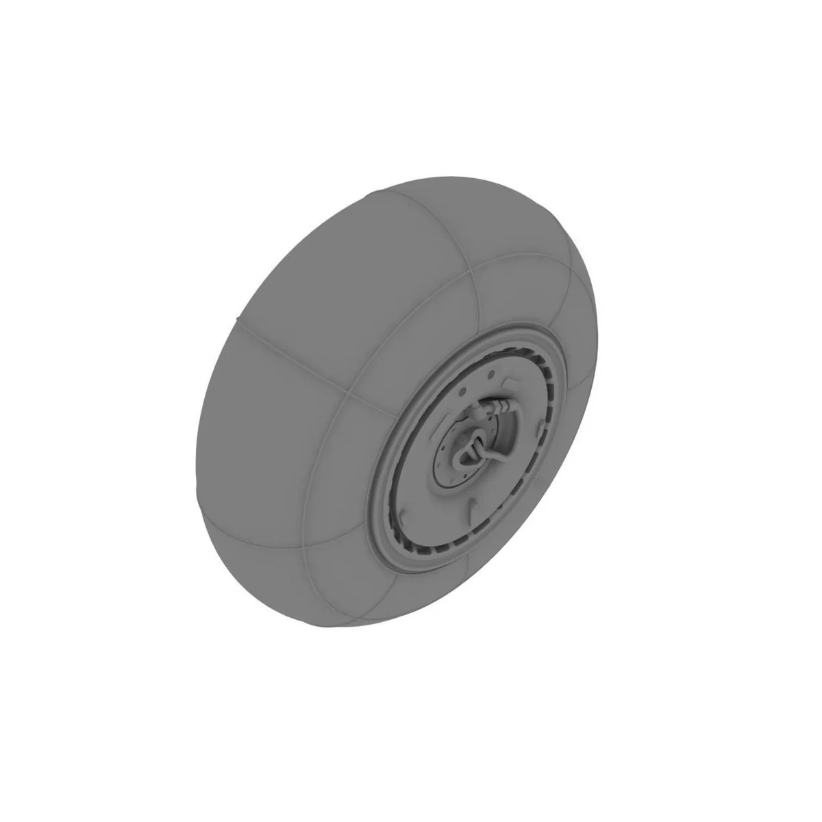 Bf 110 C/D main undercarriage wheels, 1/48 - Eduard Accessories 648052