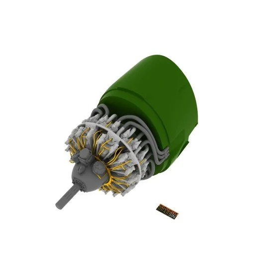 R-2800-10 engine for Eduard, 1/48 - Eduard Accessories 648056
