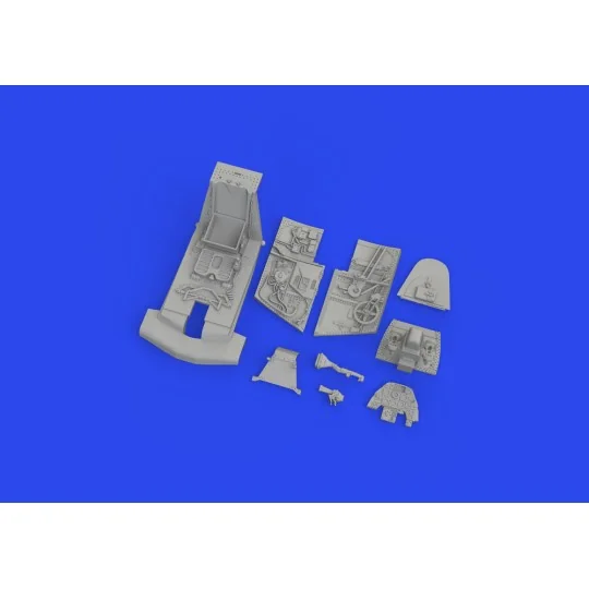 Bf 109F cockpit PRINT 1/72 EDUARD, 1/72 - Eduard Accessories 672327
