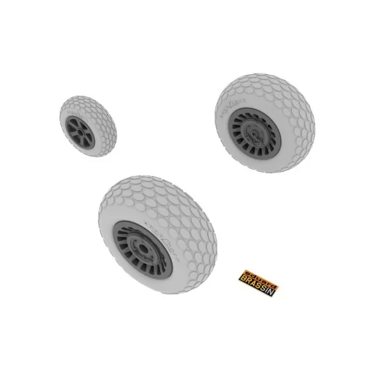P-61 wheels for Great Wall Hobby, 1/48 - Eduard Accessories 648057