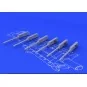 Browning M-2 guns (6 pcs.), 1/48 - Eduard Accessories 648075
