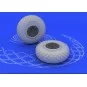 B-17 wheels, 1/48 - Eduard Accessories 648078