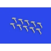 Bf 109 balance weights PRINT 1/72 EDUARD, 1/72 - Eduard Accessories...