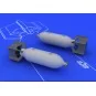 US 250lb bombs (2 pcs), 1/48 - Eduard Accessories 648086