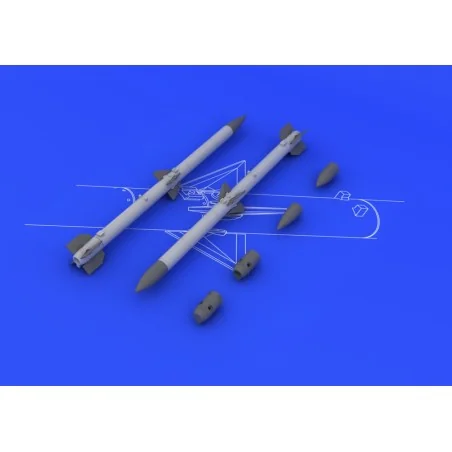 AIM-120C AMRAAM, 1/48 - Eduard Accessories 648087