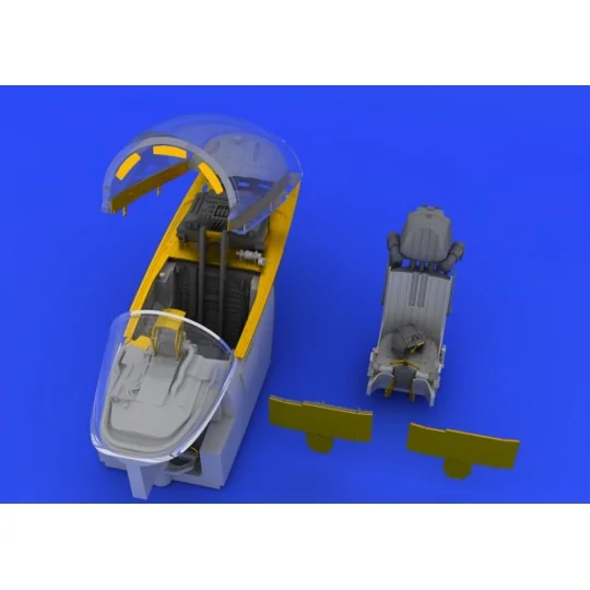 MiG-29 cockpit for Academy, 1/48 - Eduard Accessories 648091