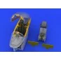 MiG-29 cockpit for Academy, 1/48 - Eduard Accessories 648091