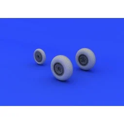 Me 262 wheels for Tamiya, 1/48 - Eduard Accessories 648106 2