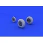 Me 262 wheels for Tamiya, 1/48 - Eduard Accessories 648106