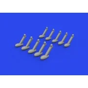 Bf 109 balance weights PRINT 1/72 EDUARD - Eduard Accessories 672329