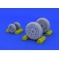 F-4B/N wheels for Academy, 1/48 - Eduard Accessories 648114