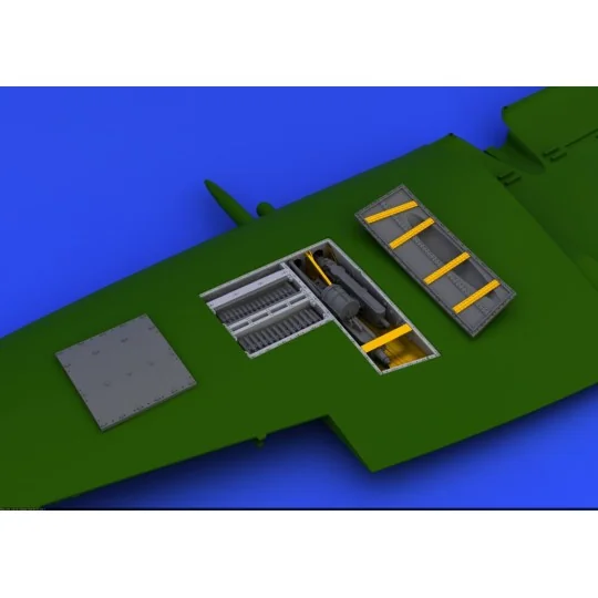 Spitfire Mk.IX gun bay for Eduard, 1/48 - Eduard Accessories 648113