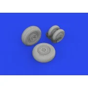 MiG-29 wheels 1/72 GREAT WALL HOBBY, 1/72 - Eduard Accessories 672330 MiG-29 wheels 1/72 GREAT WALL HOBBY, 1/72 - Eduard Accessories 672330
