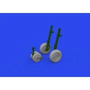 MiG-29 wheels 1/72 GREAT WALL HOBBY - Eduard Accessories 672330