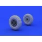 Spitfire wheels - 4 spoke for Eduard, 1/48 - Eduard Accessories 648118