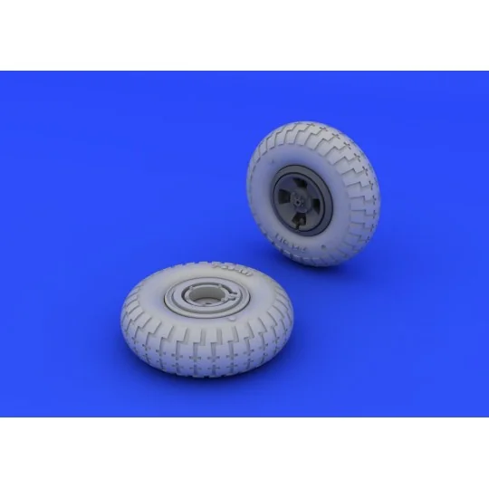 Spitfire wheels - 4 spoke for Eduard, 1/48 - Eduard Accessories 648118