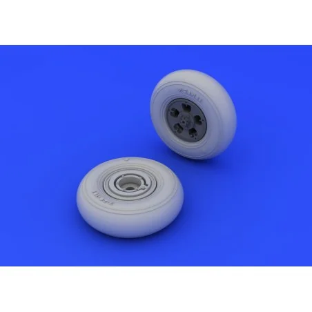Spitfire wheels - 5 spoke for Eduard, 1/48 - Eduard Accessories 648119
