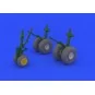 B-29 wheels for Revell, 1/48 - Eduard Accessories 648132