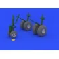 B-29 wheels for Revell, 1/48 - Eduard Accessories 648132