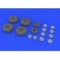 B-29 wheels for Revell, 1/48 - Eduard Accessories 648132