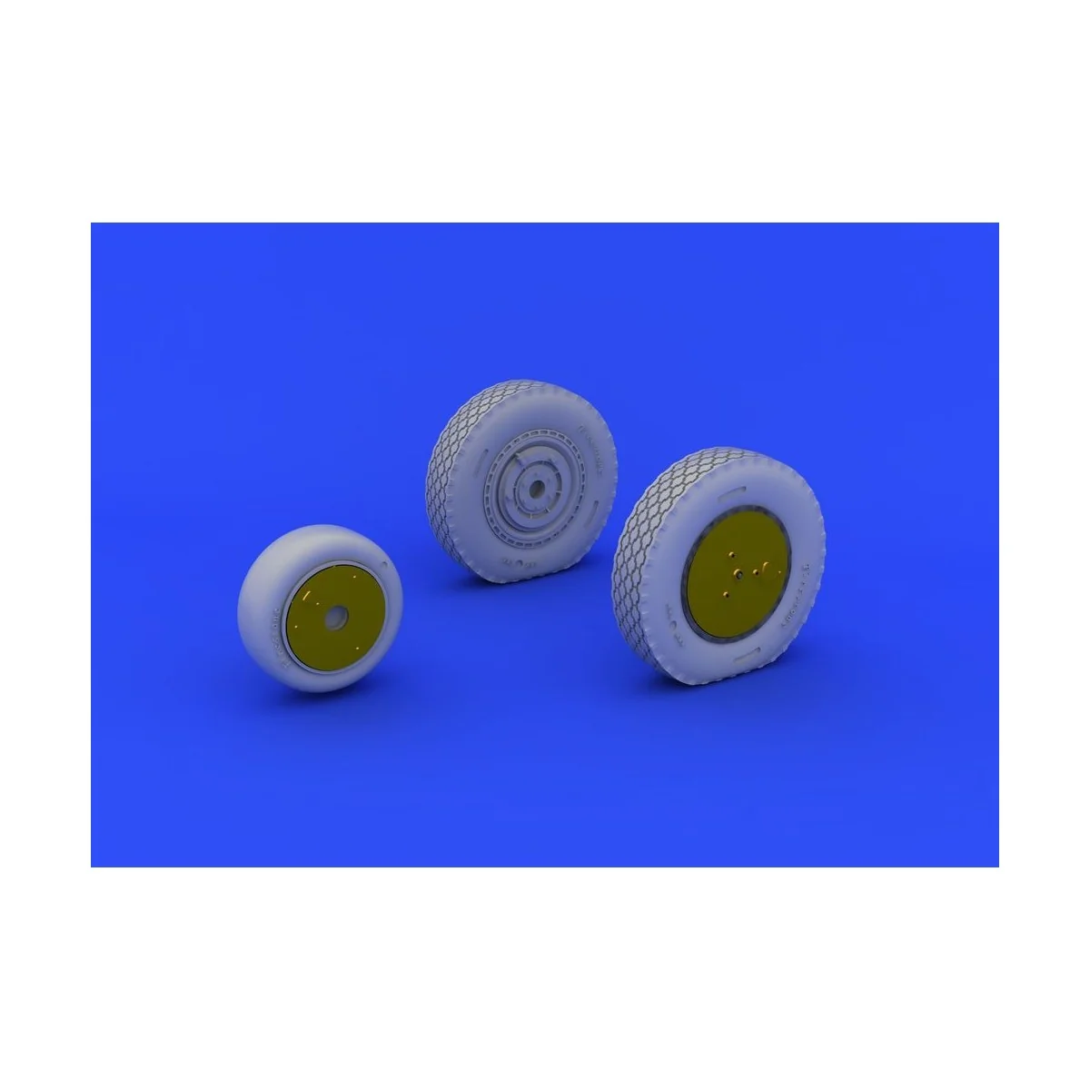 P-39 wheels late for Eduard, 1/48 - Eduard Accessories 648203