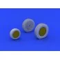 P-39 wheels late for Eduard, 1/48 - Eduard Accessories 648203