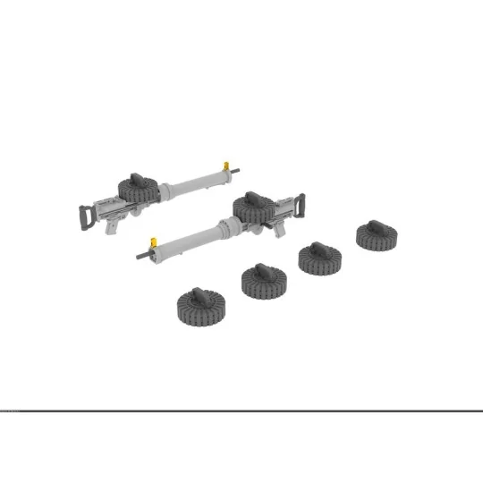 Lewis Mk.II WWI gun, 1/48 - Eduard Accessories 648204