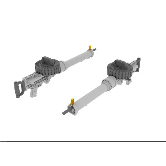 Lewis Mk.II WWI gun, 1/48 - Eduard Accessories 648204