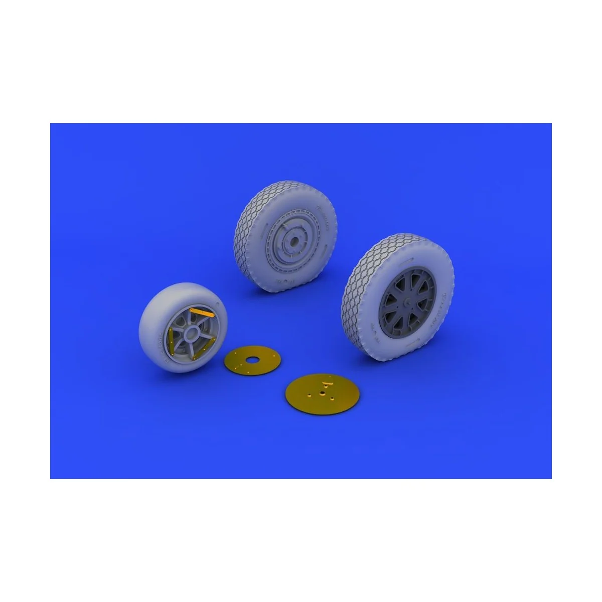P-39 wheels late for Eduard, 1/48 - Eduard Accessories 648203