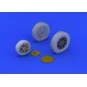 P-39 wheels late for Eduard, 1/48 - Eduard Accessories 648203