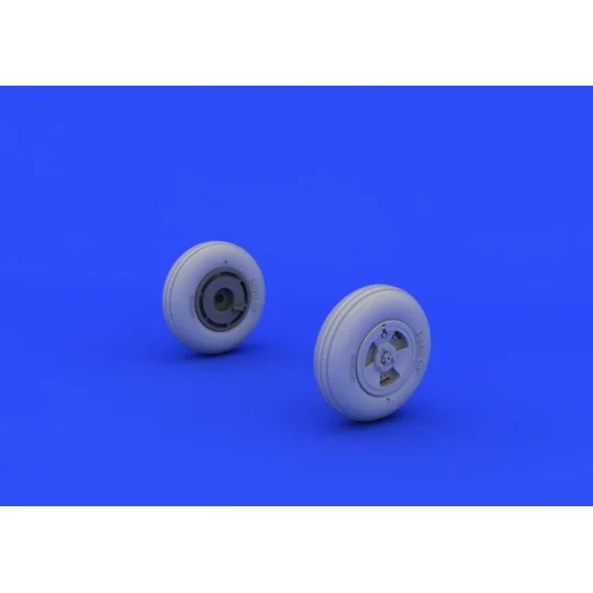 Spitfire Mk.XVI wheels-3 spoke for Eduar, 1/48 - Eduard Accessories...