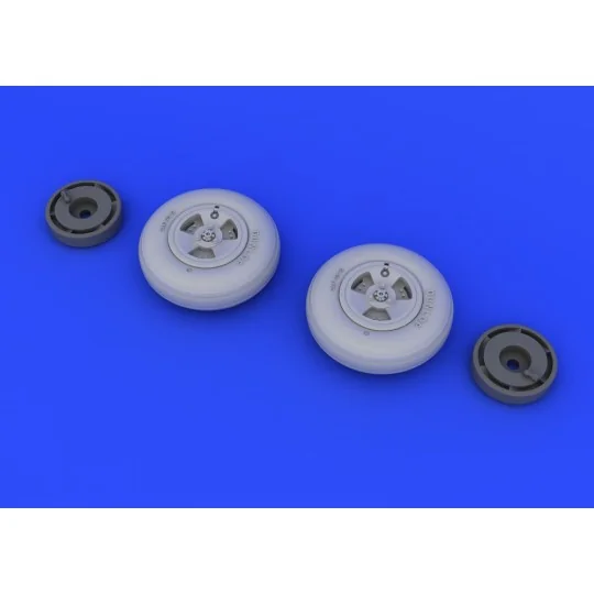 Spitfire Mk.XVI wheels-3 spoke for Eduar, 1/48 - Eduard Accessories...