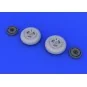 Spitfire Mk.XVI wheels-3 spoke for Eduar, 1/48 - Eduard Accessories...