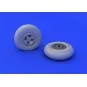 Hurricane Mk.I wheels for Airfix, 1/48 - Eduard Accessories 648229